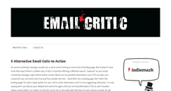 Desktop Screenshot of emailcritic.com