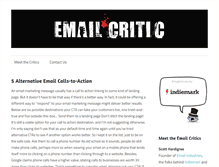 Tablet Screenshot of emailcritic.com